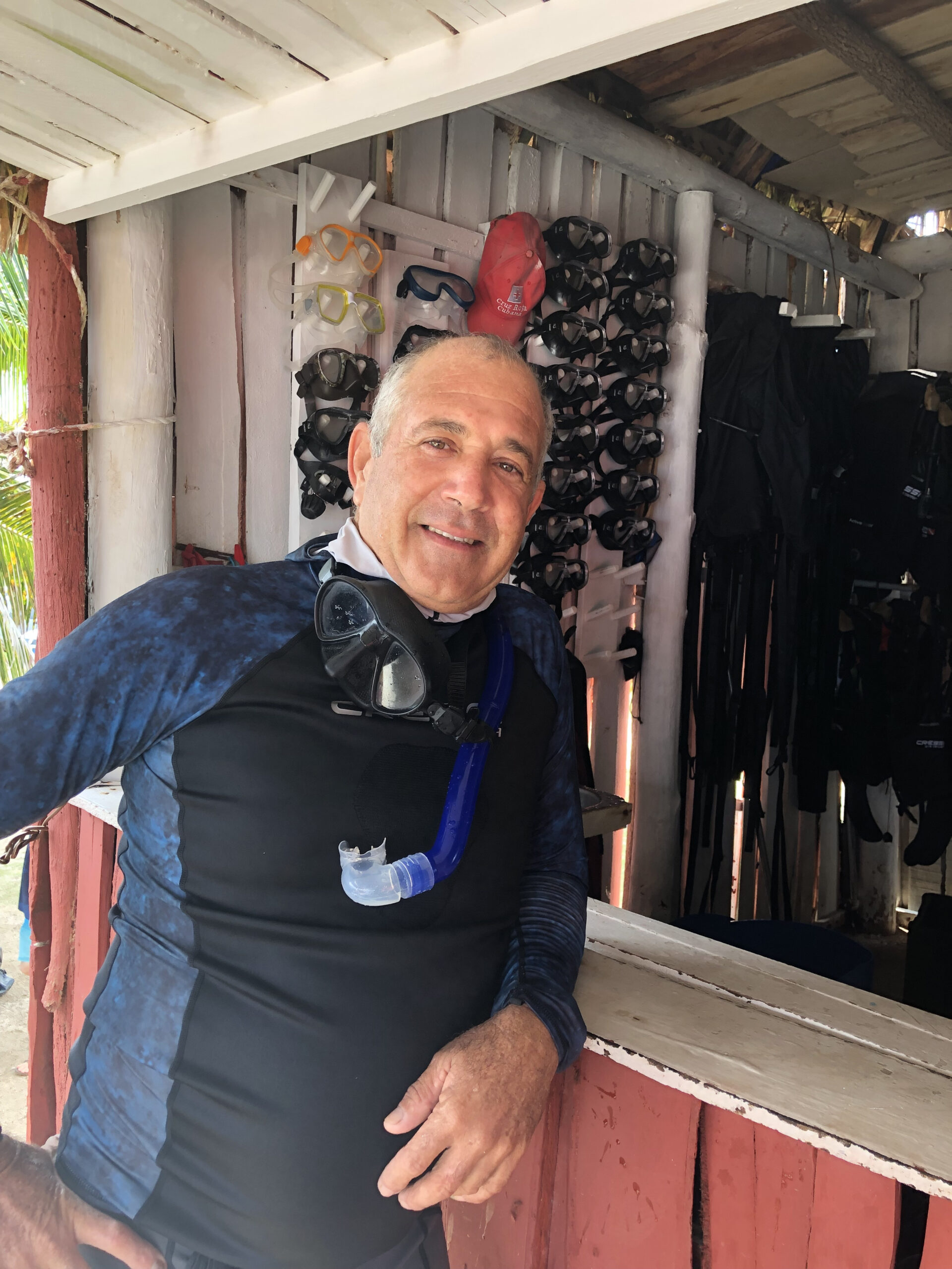 Scuba diving instructor at Scuba Vida in Varadero, Cuba