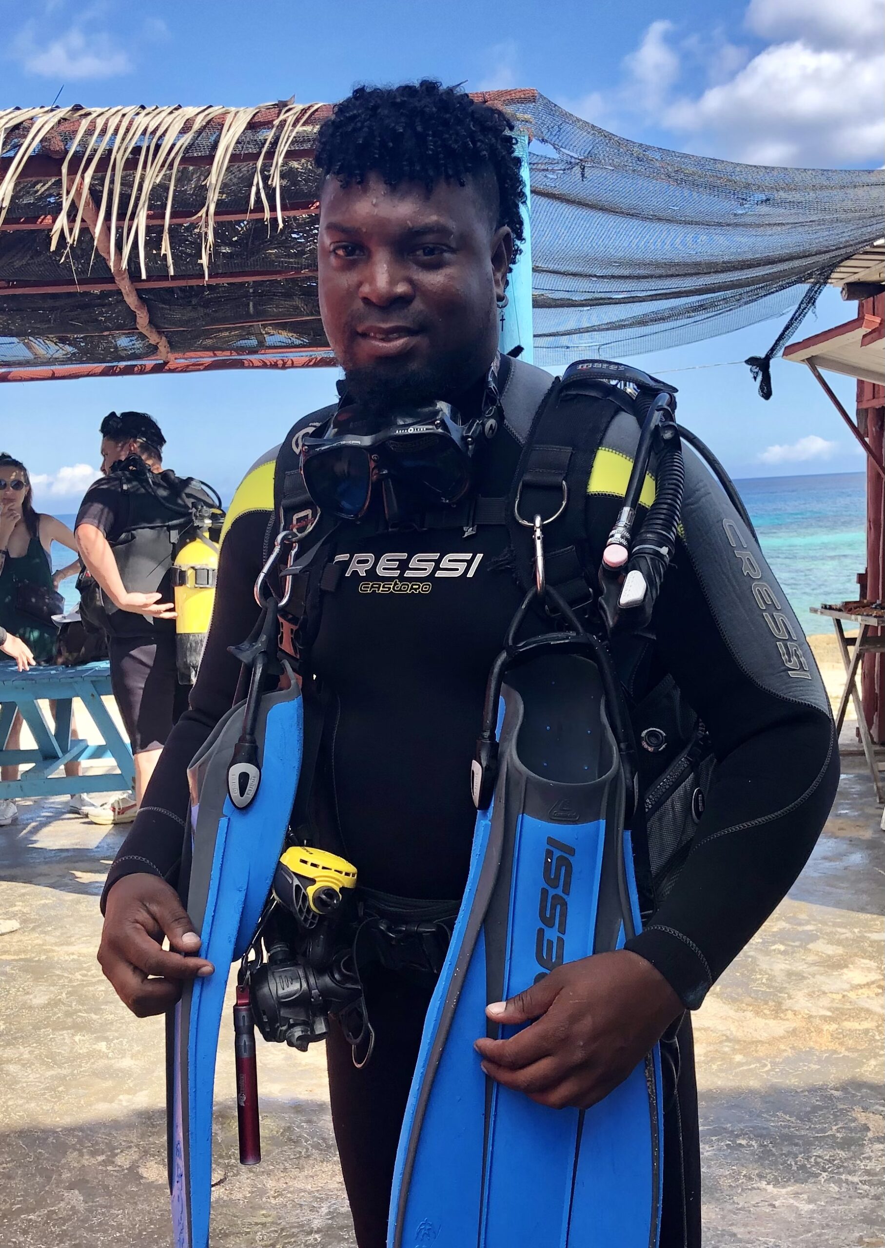 Professional scuba diving instructor in Varadero, Cuba